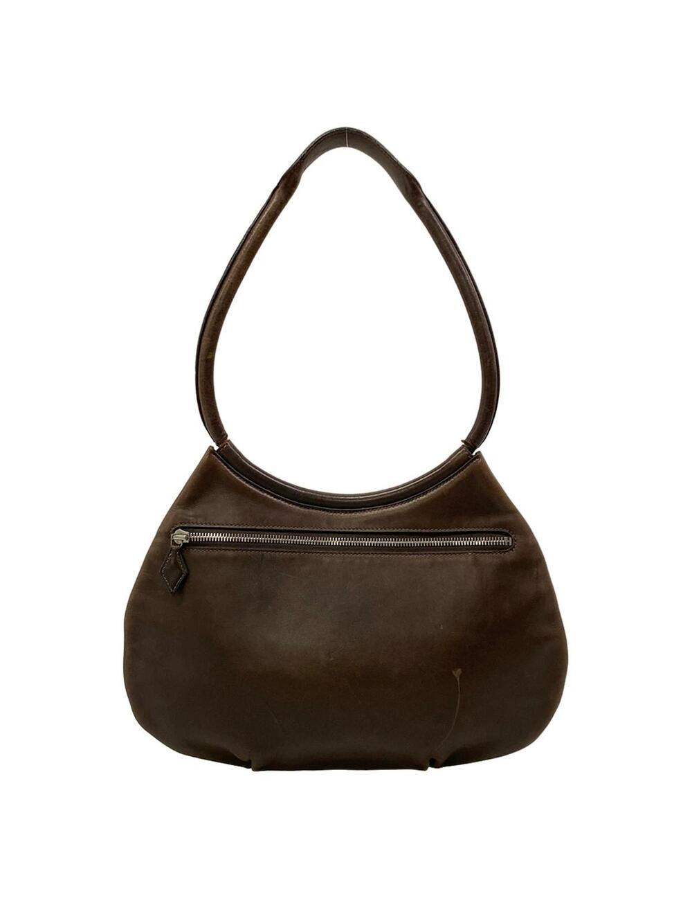 Hermes Cacahuete Dark Brown Leather #368630H12B